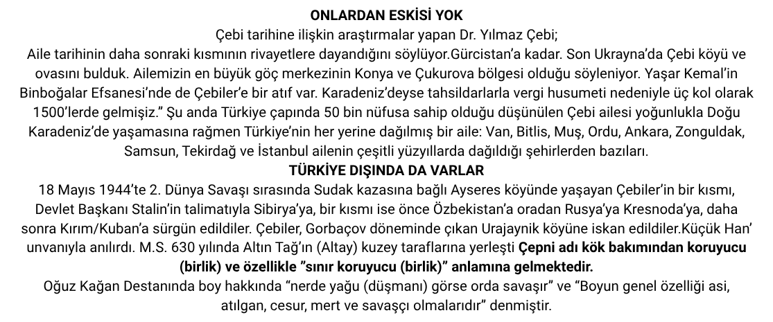 tarihce